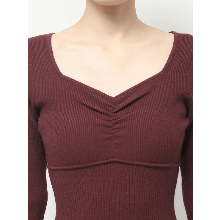 フリルデザインIラインニットワンピース | RESEXXY | 詳細画像24 