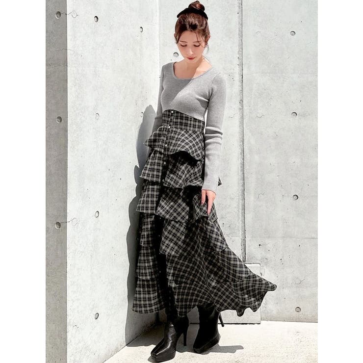 ラッフルフレアワンピース | RESEXXY | 詳細画像10 