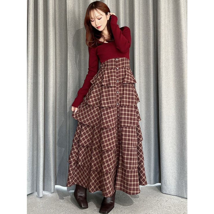 ラッフルフレアワンピース | RESEXXY | 詳細画像18 