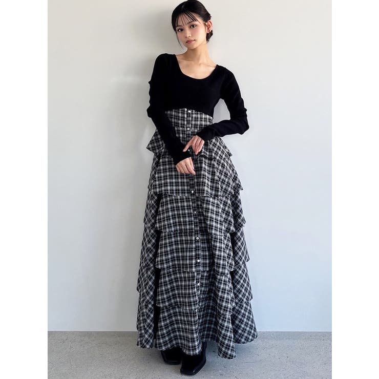 ラッフルフレアワンピース | RESEXXY | 詳細画像4 