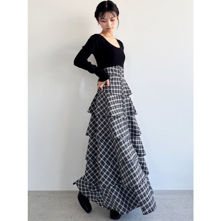 ラッフルフレアワンピース | RESEXXY | 詳細画像5 