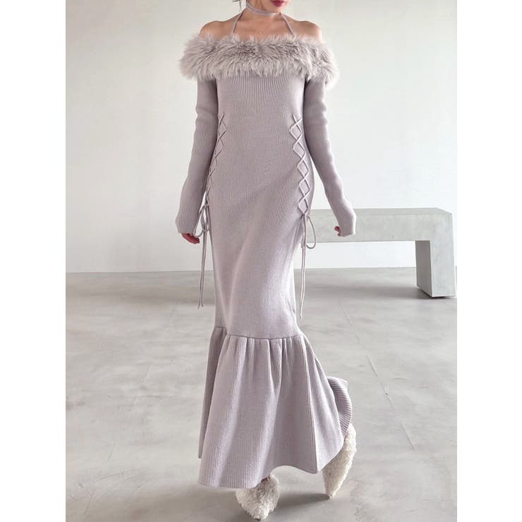 フェイクファートリムニットワンピース | RESEXXY | 詳細画像31 