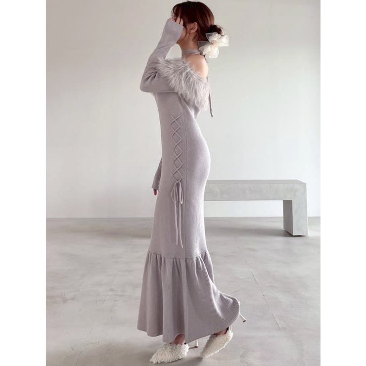 フェイクファートリムニットワンピース | RESEXXY | 詳細画像33 