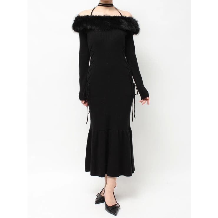 フェイクファートリムニットワンピース | RESEXXY | 詳細画像48 