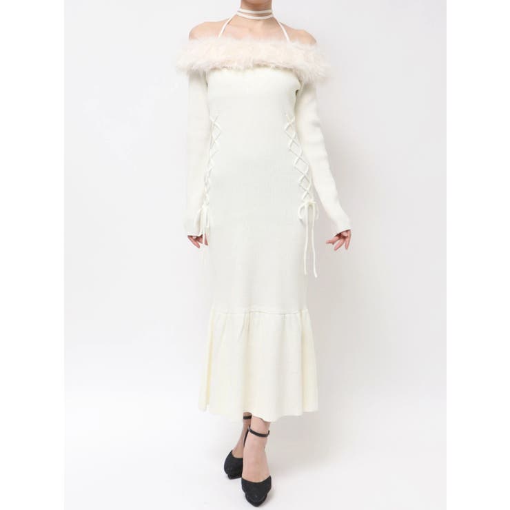 フェイクファートリムニットワンピース | RESEXXY | 詳細画像50 