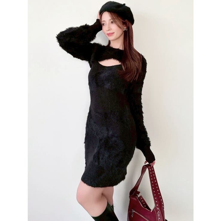 フェザーニットレイヤードワンピース | RESEXXY | 詳細画像14 