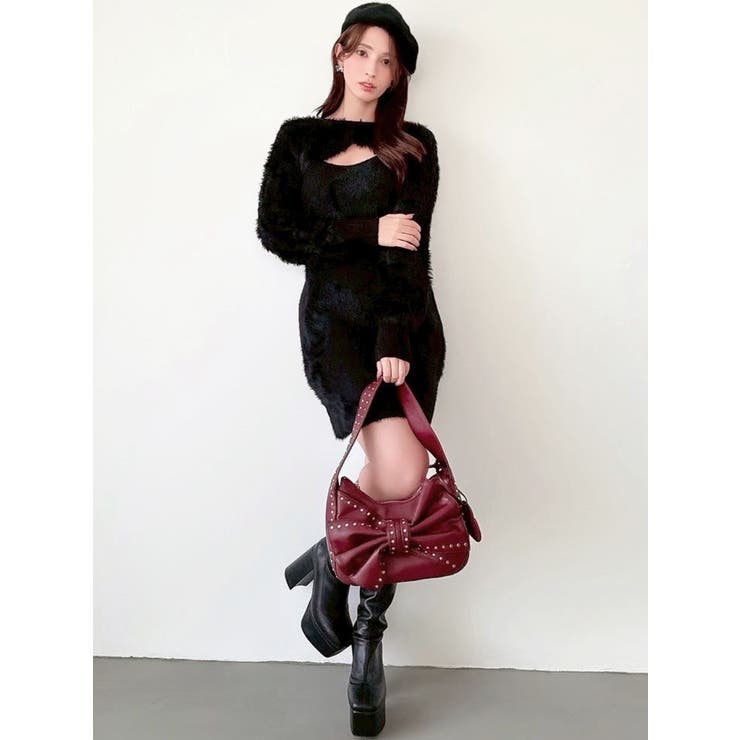 フェザーニットレイヤードワンピース | RESEXXY | 詳細画像18 