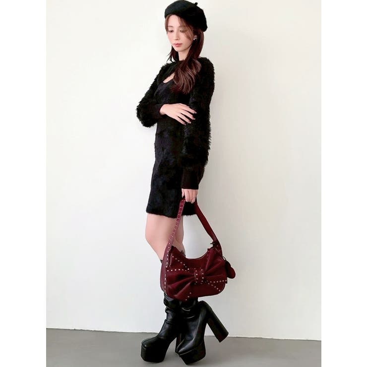 フェザーニットレイヤードワンピース | RESEXXY | 詳細画像19 