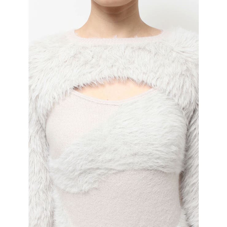 フェザーニットレイヤードワンピース | RESEXXY | 詳細画像23 