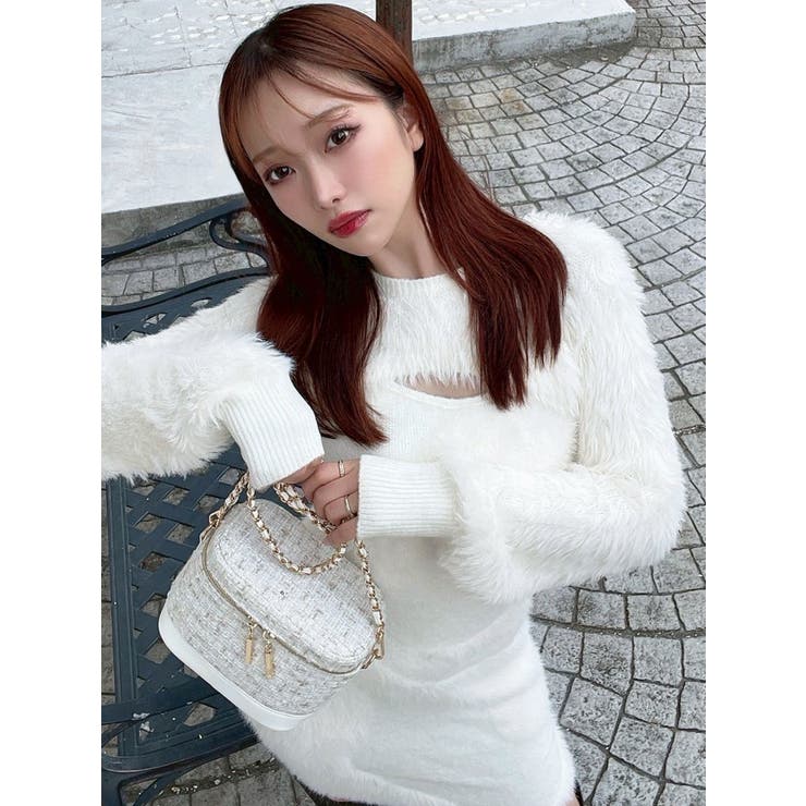 フェザーニットレイヤードワンピース | RESEXXY | 詳細画像3 