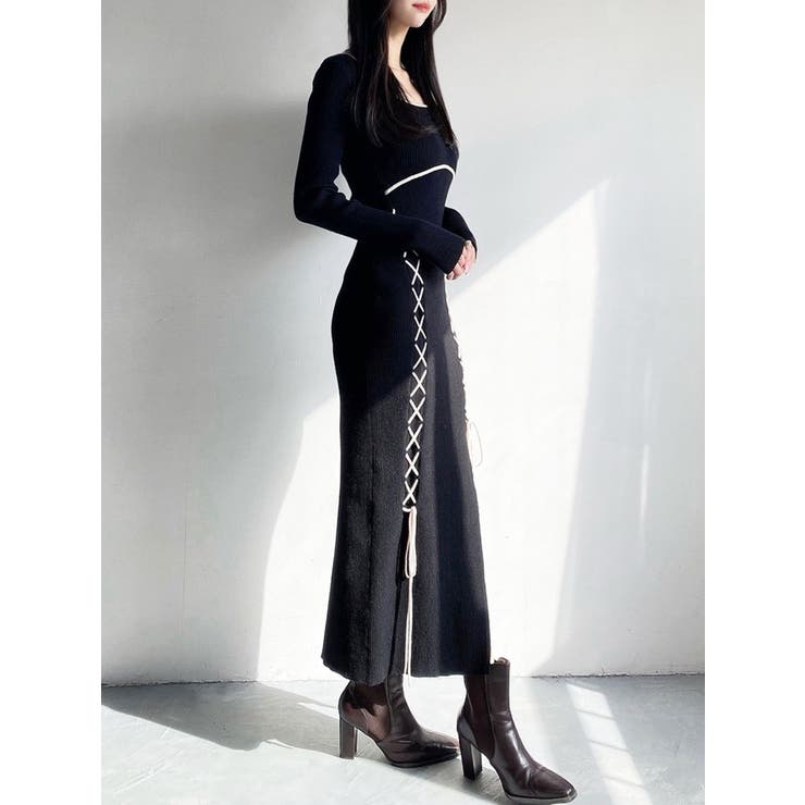 レースアップタイトニットワンピース | RESEXXY | 詳細画像26 