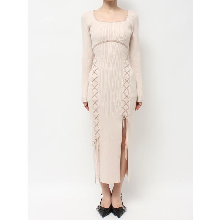 レースアップタイトニットワンピース | RESEXXY | 詳細画像28 