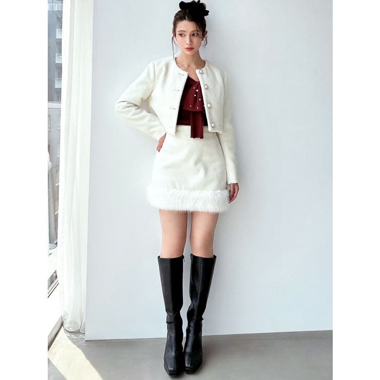 フェイクファーミニスカート【セットアップ着用可能】 | RESEXXY | 詳細画像16 