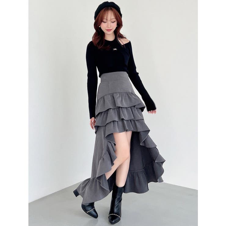 ランダムフリルボリュームスカート[品番：MKSW0066868]｜RESEXXY