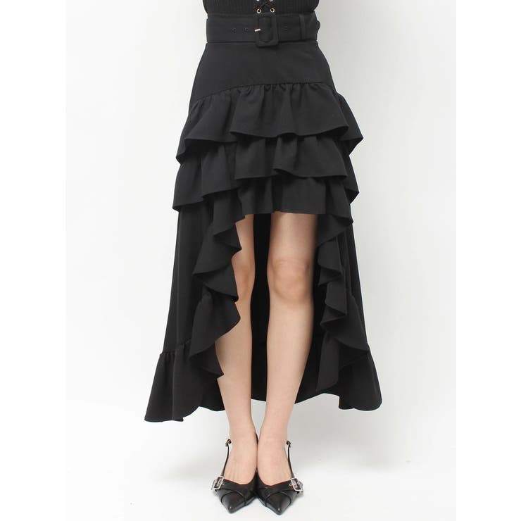 フリルボリュームスカート RESEXXY スカート ランダムフリルボリュームスカート : ZOZOTOWN