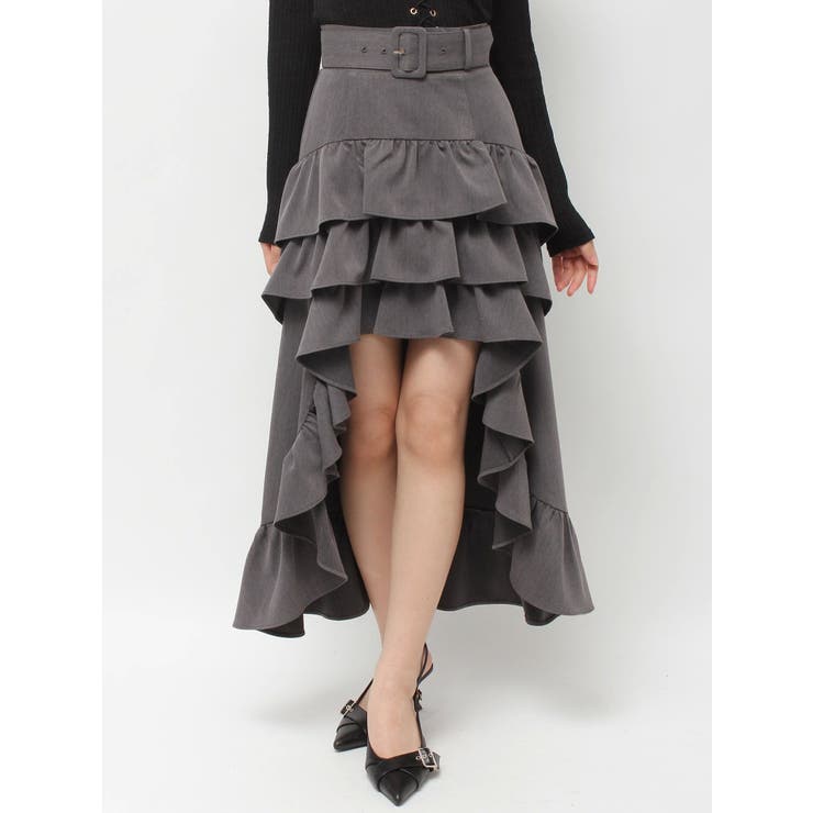 ランダムフリルボリュームスカート[品番：MKSW0066868]｜RESEXXY