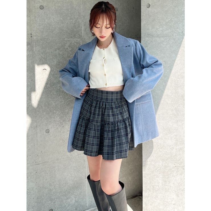 チェックミニフレアスカート【セットアップ着用可能】 | RESEXXY | 詳細画像10 