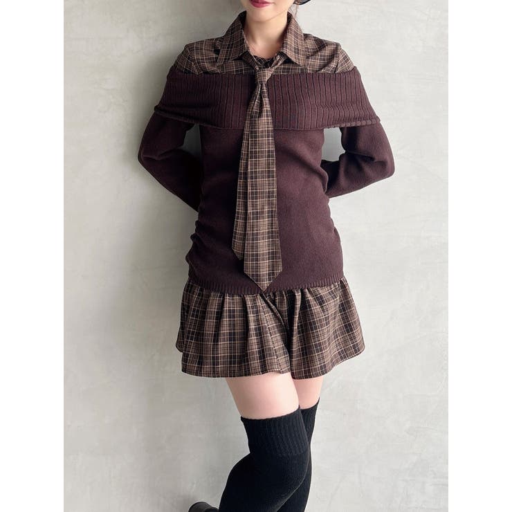 チェックミニフレアスカート【セットアップ着用可能】 | RESEXXY | 詳細画像13 