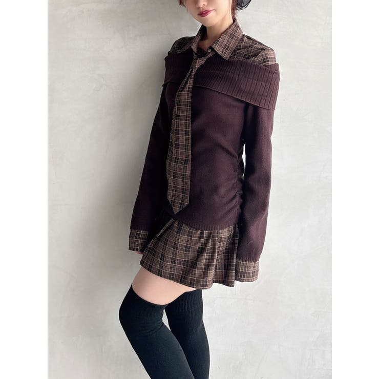 チェックミニフレアスカート【セットアップ着用可能】 | RESEXXY | 詳細画像14 