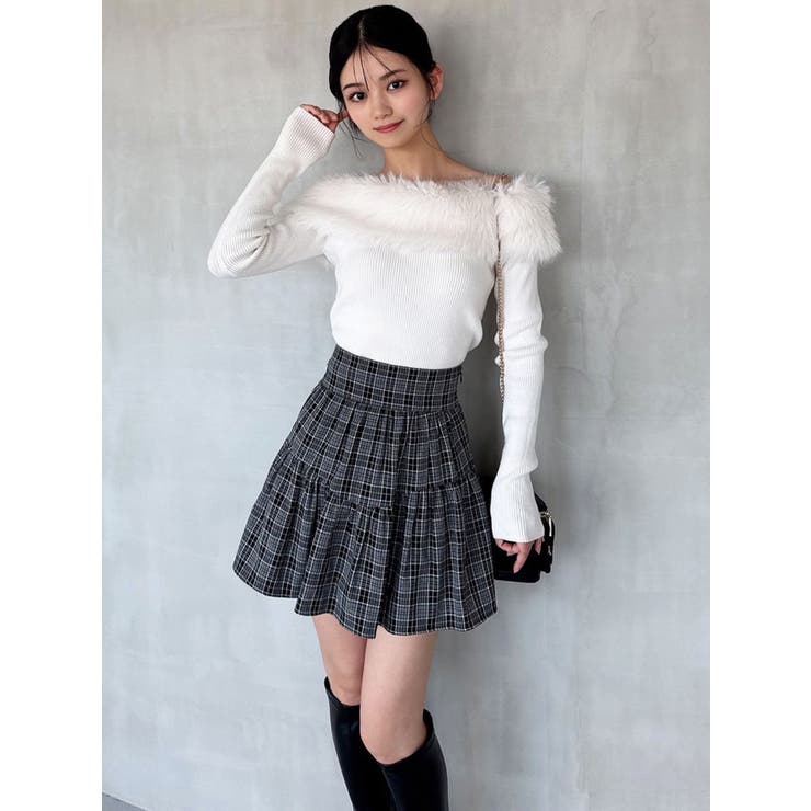 チェックミニフレアスカート【セットアップ着用可能】 | RESEXXY | 詳細画像16 