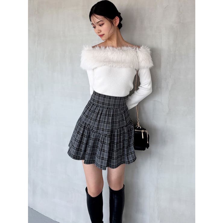 チェックミニフレアスカート【セットアップ着用可能】 | RESEXXY | 詳細画像17 