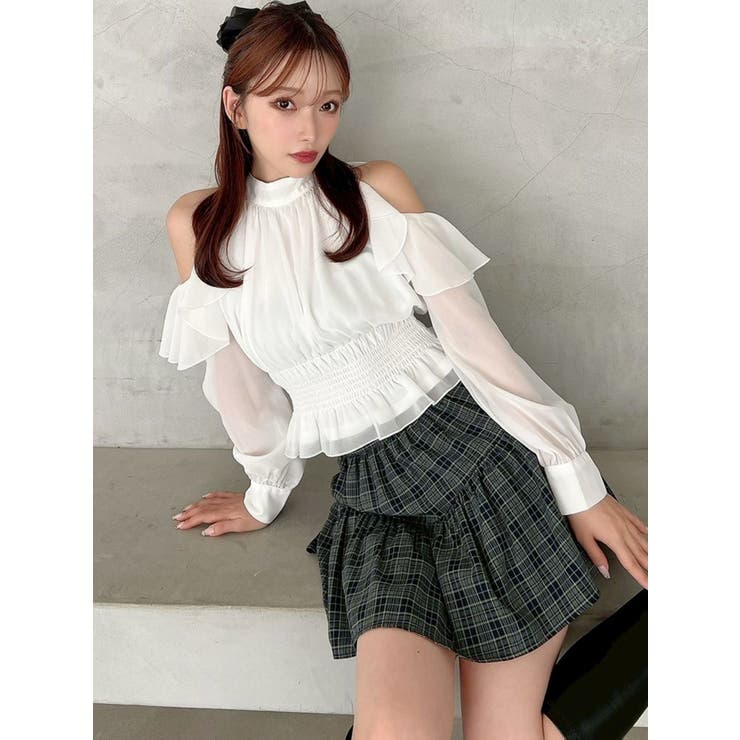 チェックミニフレアスカート【セットアップ着用可能】 | RESEXXY | 詳細画像23 