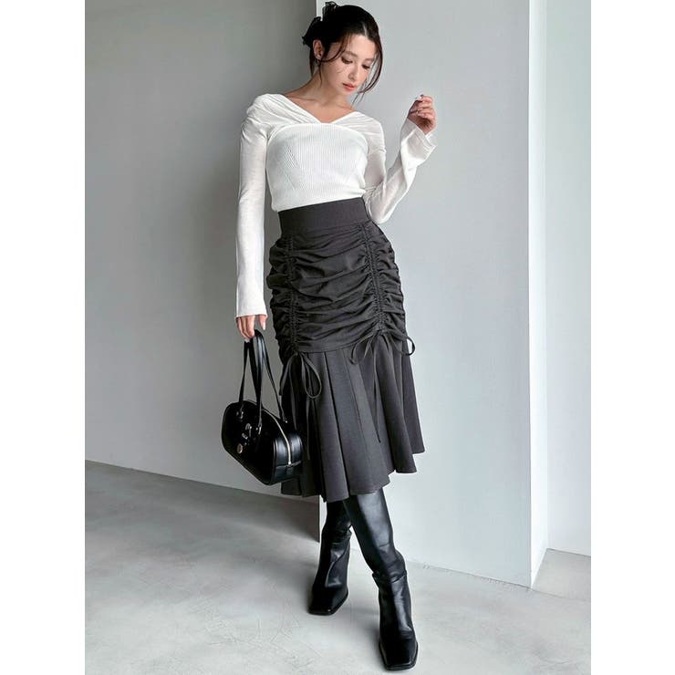 レイヤードプリーツミディスカート | RESEXXY | 詳細画像7 