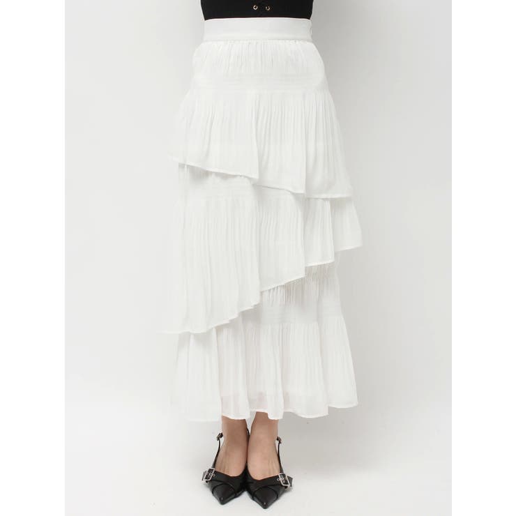 アシンメトリーティアードスカート | RESEXXY | 詳細画像12 