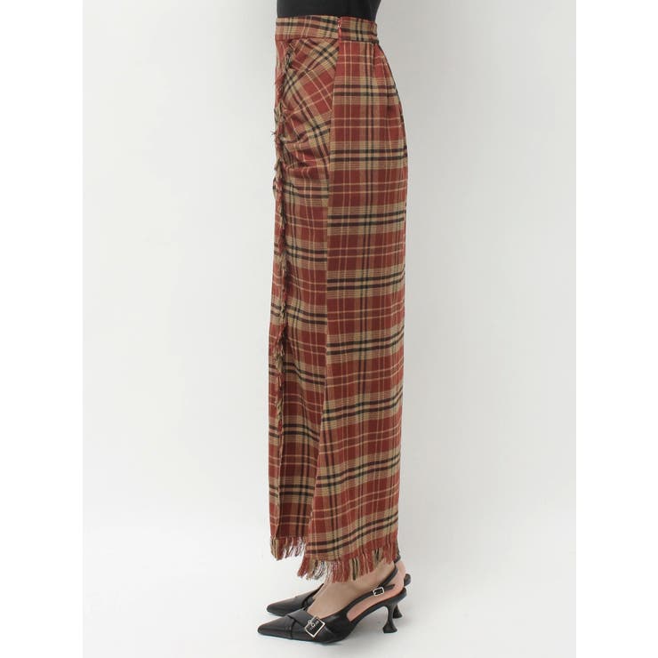 フリンジチェックタックスカート | RESEXXY | 詳細画像19 