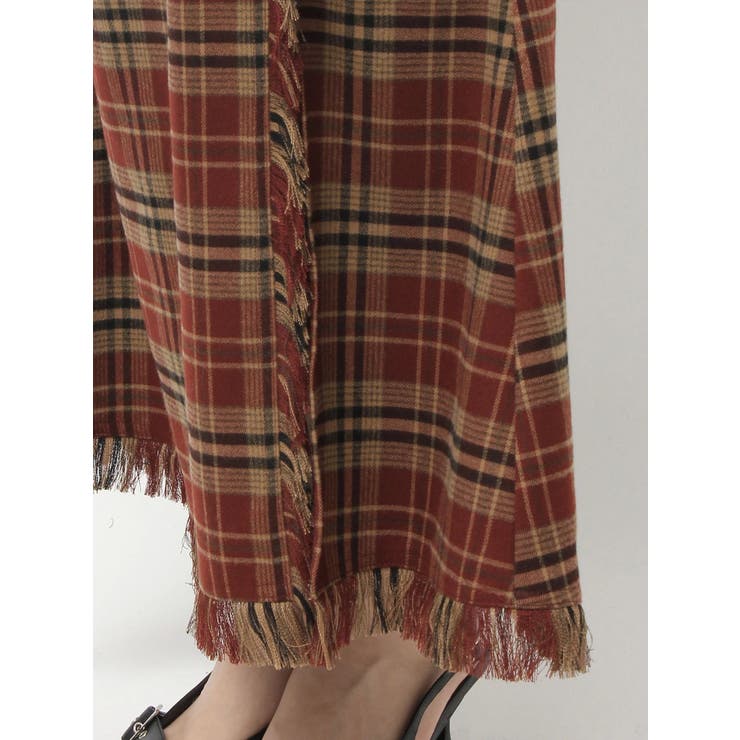 フリンジチェックタックスカート | RESEXXY | 詳細画像22 