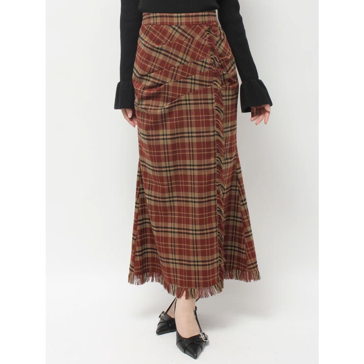 フリンジチェックタックスカート | RESEXXY | 詳細画像28 