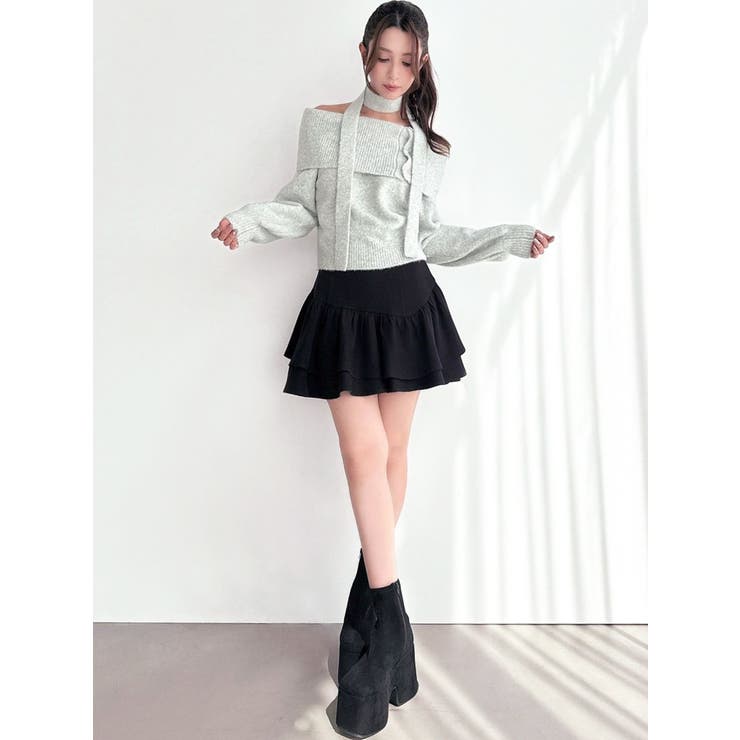 ラッフルボリュームミニスカート[品番：MKSW0067135]｜RESEXXY