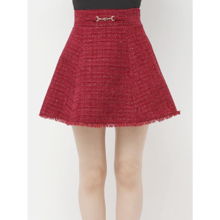 フリンジツイードミニスカート【セットアップ着用可能】 | RESEXXY | 詳細画像35 