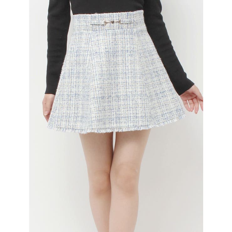 フリンジツイードミニスカート【セットアップ着用可能】 | RESEXXY | 詳細画像47 