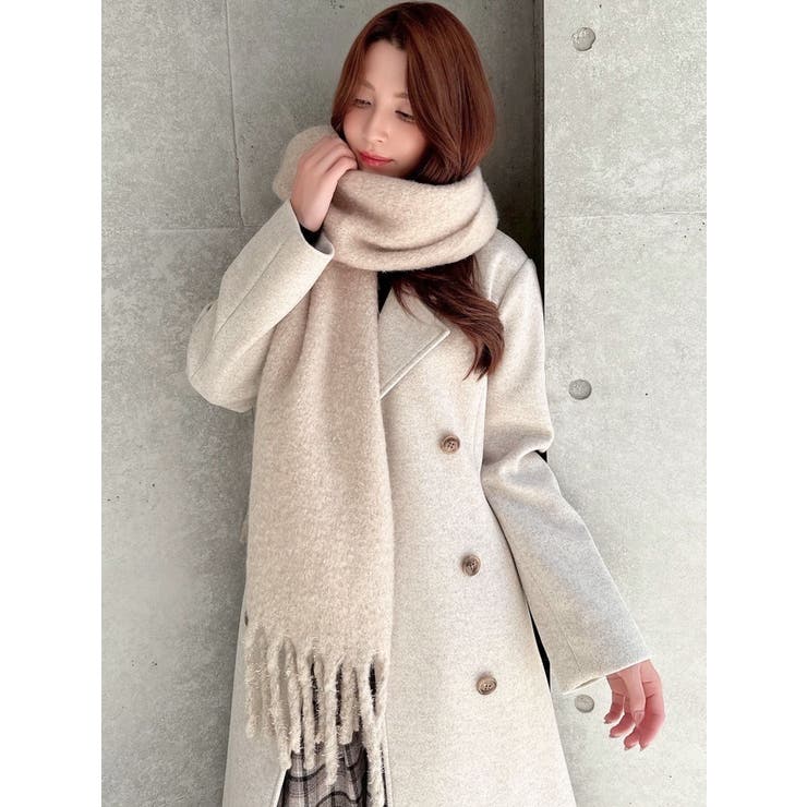 グリッターボリュームフリンジマフラー[品番：MKSW0067337]｜RESEXXY