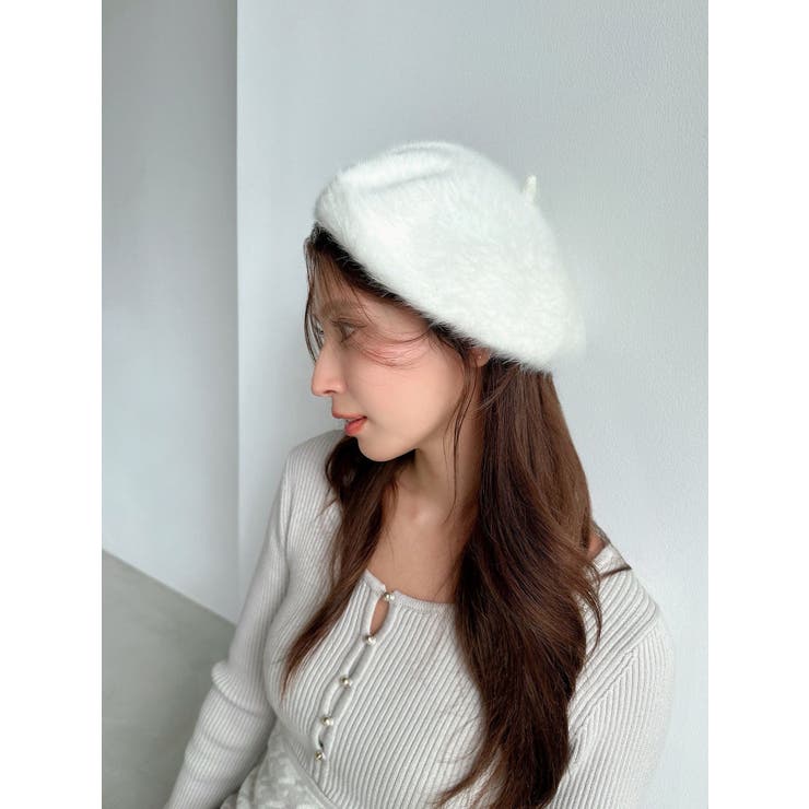 フェイクファーベレー帽[品番：MKSW0066871]｜RESEXXY（リゼクシー）の