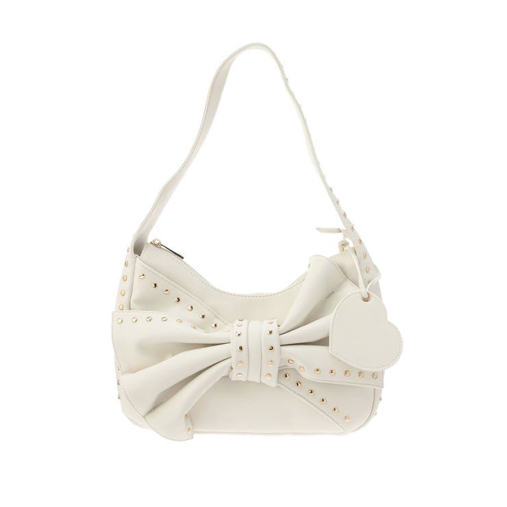 スタッズポイントビッグリボンバッグ[品番：MKSW0066577]｜RESEXXY