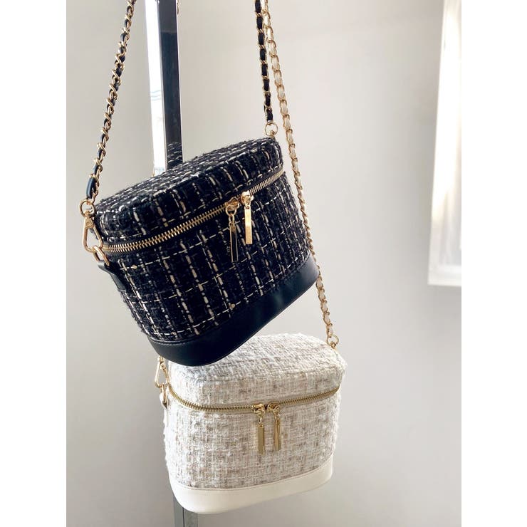 ブラック | ツイードバニティバッグ | RESEXXY