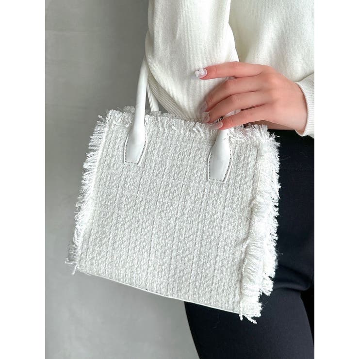 ホワイト | スクエアハンドバッグ | RESEXXY