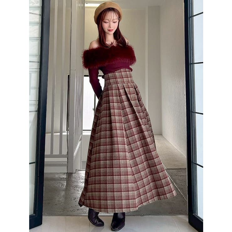 フェイクファーオフショルニットトップス | RESEXXY | 詳細画像26 