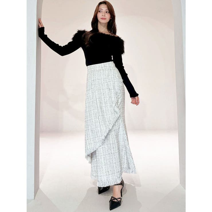 フェイクファーオフショルニットトップス | RESEXXY | 詳細画像36 