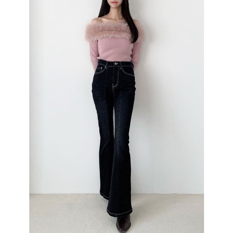 フェイクファーオフショルニットトップス | RESEXXY | 詳細画像41 