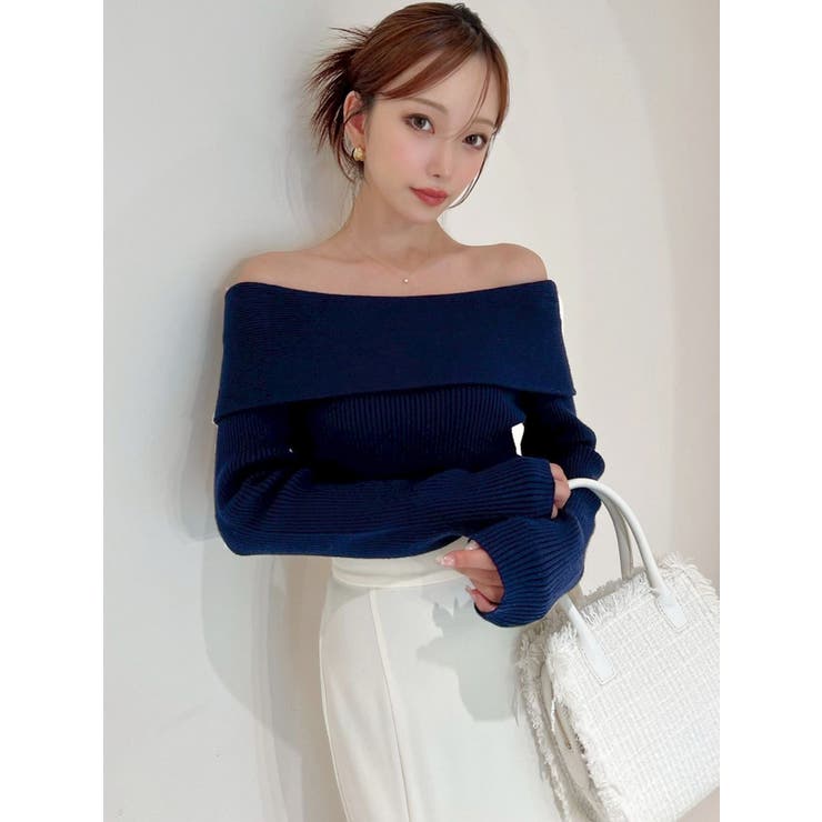 リブニットオフショルトップス | RESEXXY | 詳細画像15 