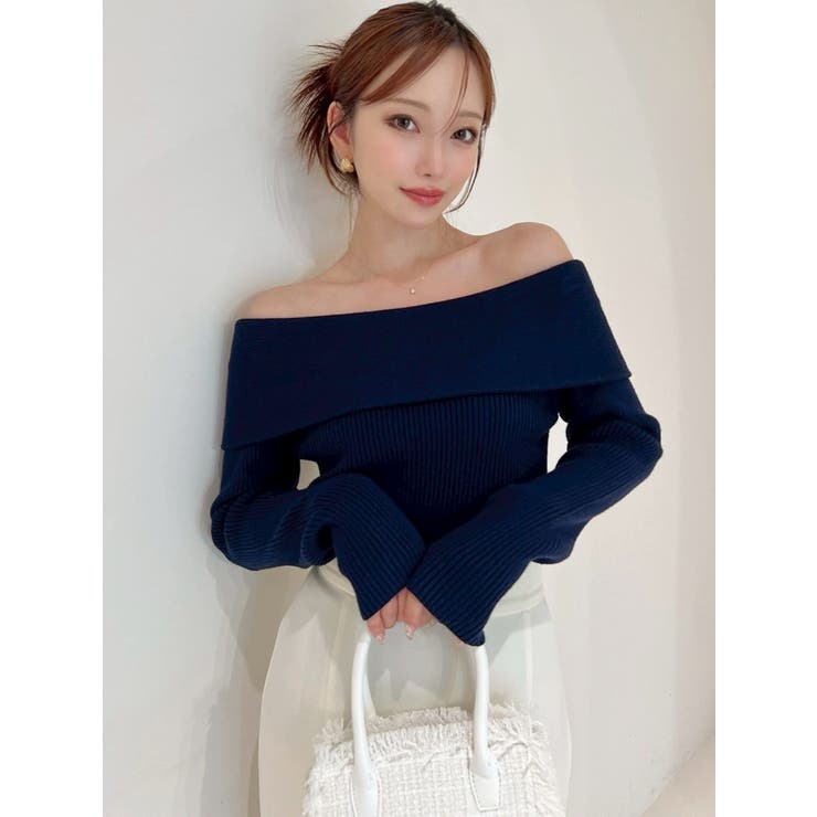 リブニットオフショルトップス | RESEXXY | 詳細画像16 