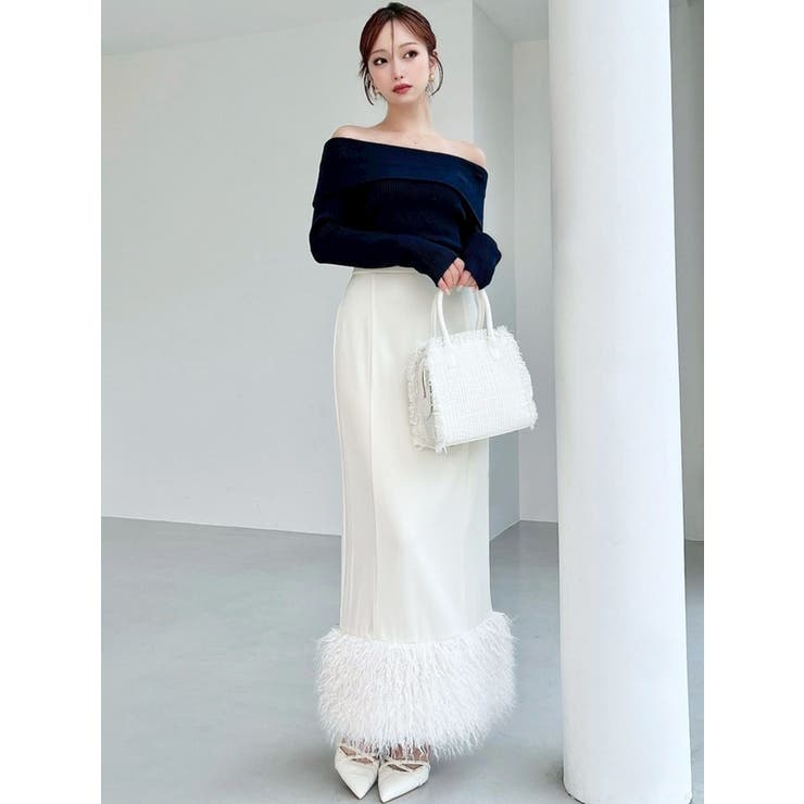 リブニットオフショルトップス | RESEXXY | 詳細画像18 