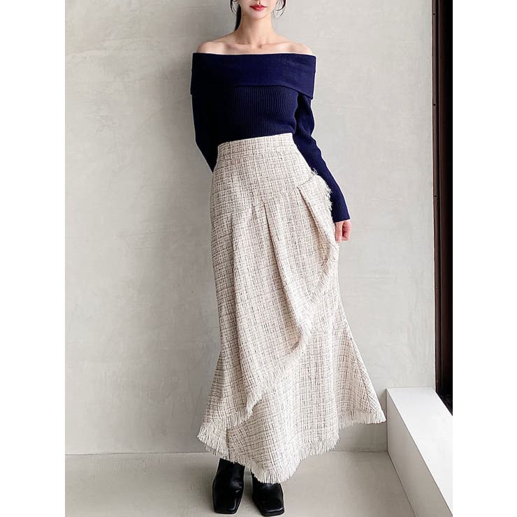 リブニットオフショルトップス | RESEXXY | 詳細画像22 