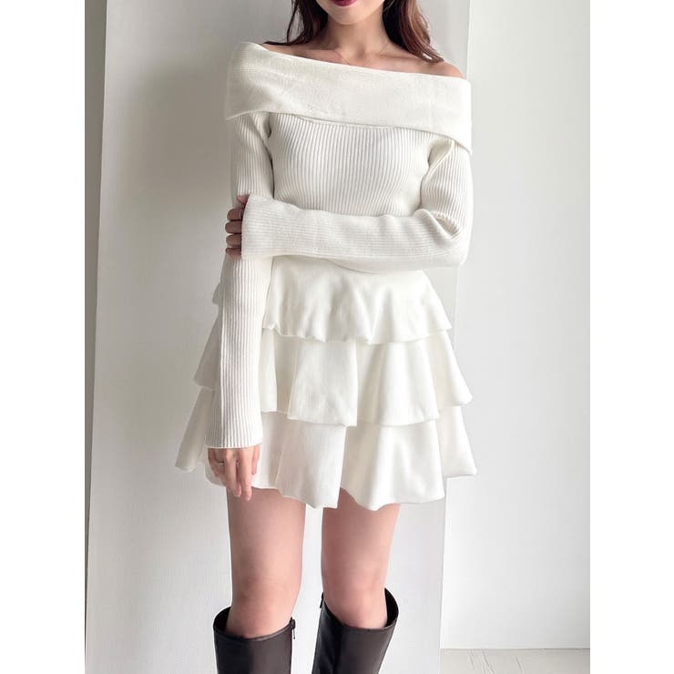 リブニットオフショルトップス | RESEXXY | 詳細画像25 