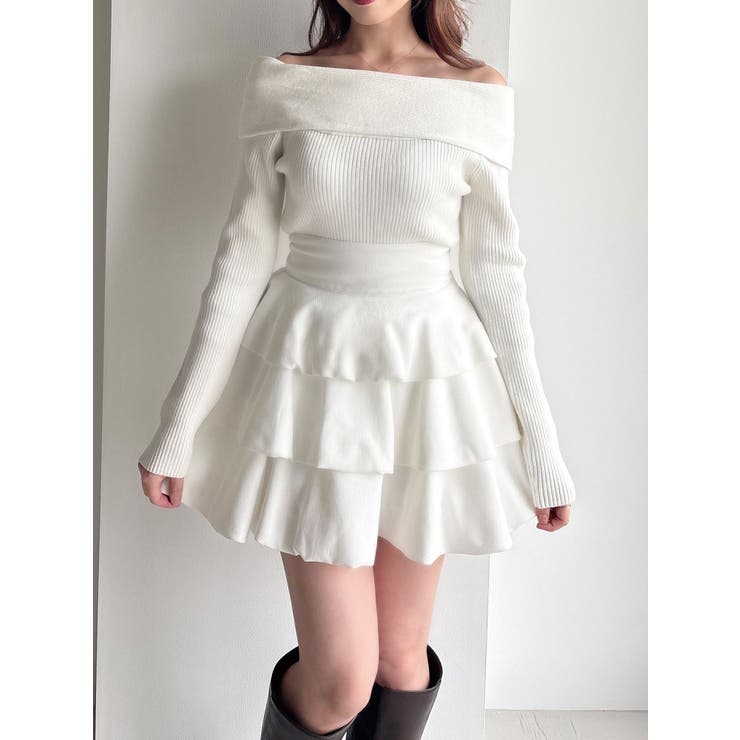 リブニットオフショルトップス | RESEXXY | 詳細画像26 