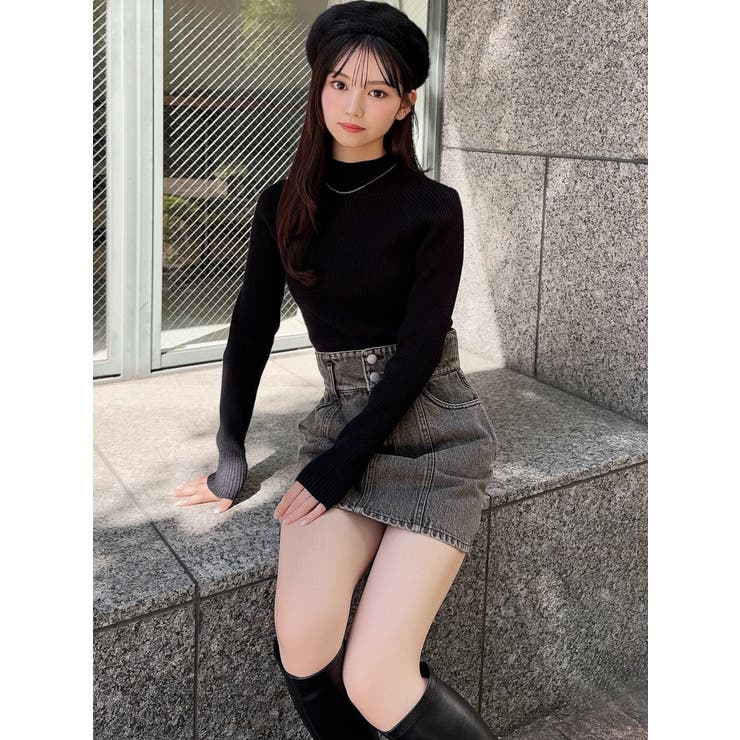 ハイネックベーシックニットトップス | RESEXXY | 詳細画像17 