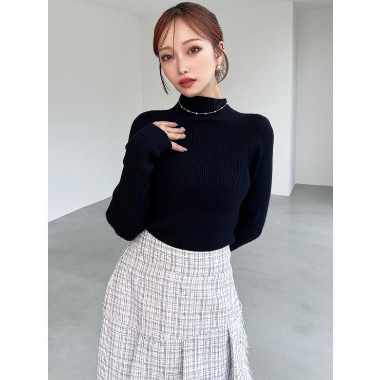 ハイネックベーシックニットトップス | RESEXXY | 詳細画像42 